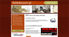 Desktop Screenshot of meblerzeszow.pl
