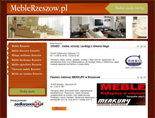Tablet Screenshot of meblerzeszow.pl
